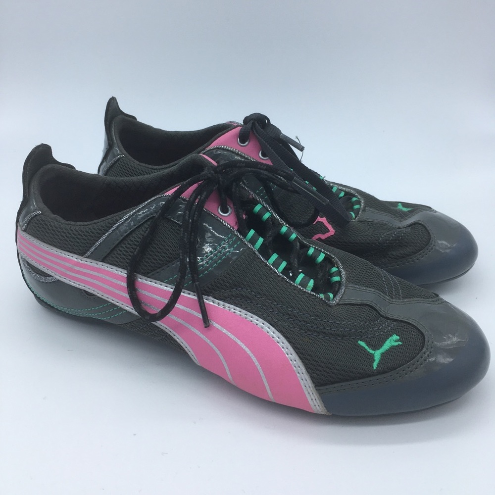 Puma Takala Dark Shadow Pink - Silver size 5.5